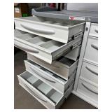 MSRP $8000 Phoenix LTC Multi-Drawer Medical Medication Cart W/Secure Tablet Mount. Durable design locking casters, spacious drawer storage & working electronic lock system plus keys! Reliable, org