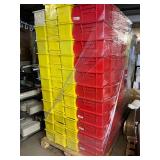 STORAGE SCORE!! MSRP $1500 HUGE LOT 150+ AKRO-MILS AkroBins Stackable Storage Bins Part #30-240 Heavy Duty Industrial 15" x 8" x 7" *Bins stack, sit on shelving or hang from panels/rails Perfect For S