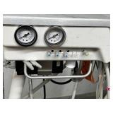 MSRP $8,000 ADEC PAC I SELF-CONTAINED DENTAL DELIVERY SYSTEM, JUN-AIR OILLESS COMPRESSOR, DENTSPLY CAVITRON BUILT-IN ULTRASONIC SCALER, SUCTION & AIR/WATER CONTROLS, MOBILE CLINIC UNIT *MOST PORTA