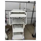 MSRP $3,500 Olympus TC-C2 Compact Endoscopy Trolley Mobile Equipment Cart Adjustable Shelves Quiet Medical Casters Cable Management Designed For Endoscopy Towers Monitor Mounting Scope Storage Perfect