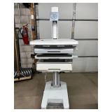 MSRP $8,000 Ergotron StyleView Medical Computer Cart Sit To Stand Height Adjustable Workstation Smooth Rolling Casters Antimicrobial Surfaces Secure Storage Drawer System Perfect For Hospitals EMR Cha