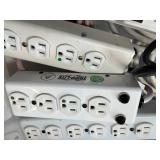 LOT OF 5 Commercial Grade Power Strips Tripp Lite PS-615-HG PS-407-HG-OEM PS-415-HG + Wiremold ULM Series Medical Outlet Strips Green Dot Outlets Long Cords Reset Breakers
