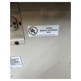 MSRP $2,000 Midmark 498 ENT Treatment Cabinet Power Procedure Center Dual Pump Vacuum + Pressure Foot Pedal Control Storage Drawers Gauge & Regulator Mobile Steel Cart Perfect For ENT Clinics Exams Su