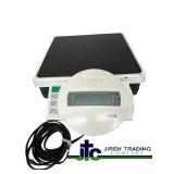 Seca 882 Digital Floor Scale 330/440 lb Capacity High Accuracy 0.2/0.5 lb Graduation Medical/Personal Weighing Scale w/ Cabled Display