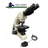 MSRP $2,400 WOW LW Scientific I-4 Infinity Lighted Binocular Microscope 4X/10X/40X/100X LED Lab Scope For Clinics, Students & Research HUGE VALUE