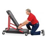 MSRP $1,000 Rubbermaid FG430000BLA Convertible Utility Cart 2-in-1 Platform Truck Push Button Conversion 400 lb Capacity Heavy Duty Work Cart - Good Condition!