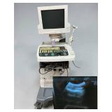 MSRP $25,000 ATL ULTRAMARK 400C ULTRASOUND SYSTEM, DIAGNOSTIC IMAGING UNIT W/ COLOR DISPLAY, KEYBOARD & TRACKBALL CONTROL, DUAL PROBE PORTS, VASCULAR, OB/GYN & ABDOMINAL APPLICATIONS, NO PROBE