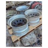 4- 8 Lug Aluminum Chevy Pickup Rims