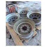 4- 8 Lug Aluminum Chevy Pickup Rims