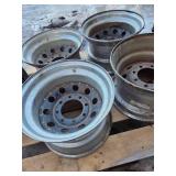 4- 8 Lug Aluminum Chevy Pickup Rims