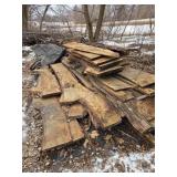 15+- Live Edge White Oak Slab Wood