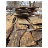 15+- Live Edge White Oak Slab Wood