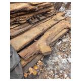 15+- Live Edge White Oak Slab Wood