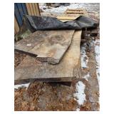 5- Live Edge Red Oak Slab Wood