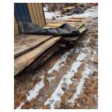 5- Live Edge Red Oak Slab Wood