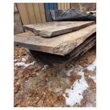 5- Live Edge Red Oak Slab Wood