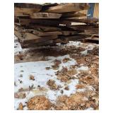 8- Live Edge White Oak Slab Wood