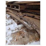 8- Live Edge White Oak Slab Wood