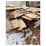 8- Live Edge Elm Slab Wood