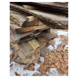 24- Live Edge Ash & Box Elder Slab Wood