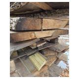 24- Live Edge Ash & Box Elder Slab Wood