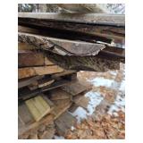 24- Live Edge Ash & Box Elder Slab Wood