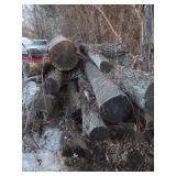 10+ Saw Mill Grade Logs Ash & White Oak