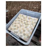 45- 12" x 12" Glass Tile Sheets