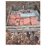 Pallet of Red & Blue Stone Tile