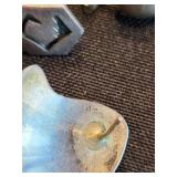 Sterling Silver Turquoise Inlay Earrings - Feather, Shell & Crescent Styles (925)