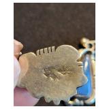 Sterling Silver Turquoise Earrings Set - Southwestern Native American Style