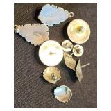 Sterling Silver Turquoise Earrings Set - Southwestern Native American Style