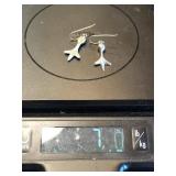 Southwestern Sterling Silver Turquoise Jewelry Set - Earrings, Pendants & Charms