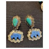 Southwestern Turquoise & Sterling Silver Jewelry - Mixed Pieces