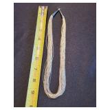 Sterling Silver Multi-Strand Wire Necklace with Cone Pendant