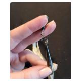 Sterling Silver Multi-Strand Wire Necklace with Cone Pendant