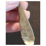 Gorham Sterling Silver Spoon - Monogram GF - 4 3/4 in - 16 g