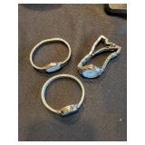 Timex Indiglo Quartz Wristwatch (Lot of 3) - WR 30M, Date, Stainless Steel