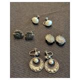 Vintage Sterling Silver Earrings