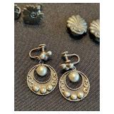 Vintage Sterling Silver Earrings