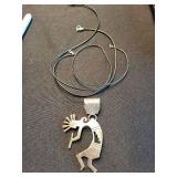 Sterling Silver Kachina Pendant with Sunburst Headdress
