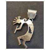 Sterling Silver Kachina Pendant with Sunburst Headdress
