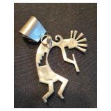 Sterling Silver Kachina Pendant with Sunburst Headdress