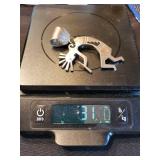 Sterling Silver Kachina Pendant with Sunburst Headdress