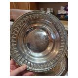 EPNS Silver-Plated Two-Burner Chafing Dish Frame on Ornate Stand EPNS Silver-Plated Two-Burner Chafing Dish Frame on Ornate Stand