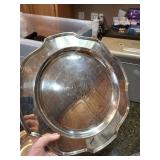 EPNS Silver-Plated Two-Burner Chafing Dish Frame on Ornate Stand EPNS Silver-Plated Two-Burner Chafing Dish Frame on Ornate Stand