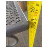 Wrought Iron Mesh Patio Chair with 3 Tables - Outdoor Furniture Set Wrought Iron Mesh Patio Chair with 3 Tables - Outdoor Furniture Set