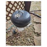 Weber Kettle Grill - Round Charcoal BBQ on Tripod Stand with Ash Catcher Weber Kettle Grill - Round Charcoal BBQ on Tripod Stand with Ash Catcher