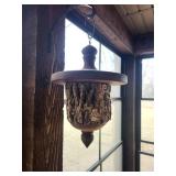 Rustic Bark Birdhouse With Bark-Wrapped Exterior and Hanging Ring Rustic Bark Birdhouse With Bark-Wrapped Exterior and Hanging Ring