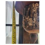 Rustic Bark Birdhouse With Bark-Wrapped Exterior and Hanging Ring Rustic Bark Birdhouse With Bark-Wrapped Exterior and Hanging Ring